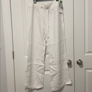 White Linen Pants
